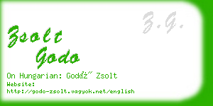 zsolt godo business card